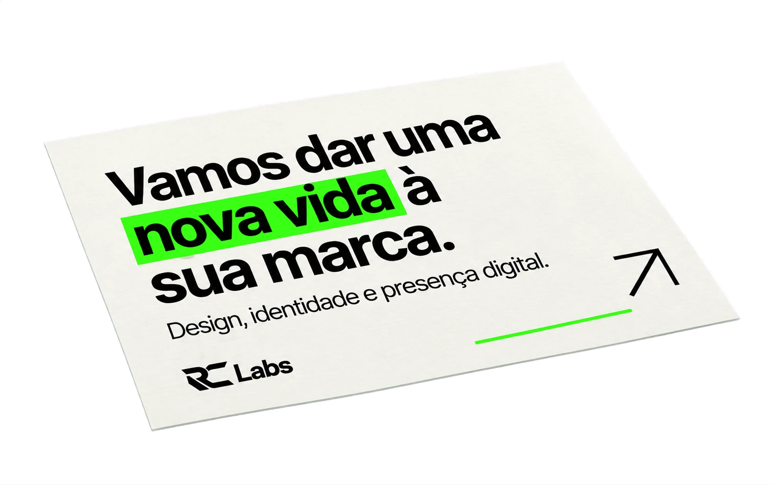 Vamos dar uma nova vida à sua marca.